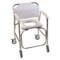 Dmi 16" L, Transport, Aluminum, Plastic, Shower Seat, Smooth 522-1702-1900