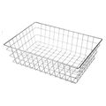 Marlin Steel Wire Products Silver Rectangular Storage Basket, Steel 152-12