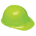 Condor Front Brim Hard Hat, Type 1, Class E, Ratchet (4-Point), Hi-Vis Green 52LC97