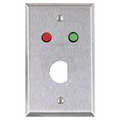 Alarm Controls Wall Plate, Single Gang, Stainless Steel RP-04