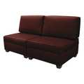 Duobed 36" x 72" Sofa bed with Storage, Brick Red MFSB-TC