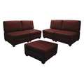 Duobed 30" Storage Sectional, Brick Red MFSEC30-TC