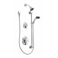 Moen Shower System, Wall Mount, Plstc, 28-1/2"H 8342EP15