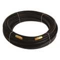 Continental 1/4" x 100 ft EPDM Coupled Air Hose 200 psi Black HZB02520-100-11-G