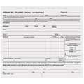 Jj Keller Bill of Lading Forms, White, PK25 403