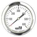 Thuemling Compound Gauge, -30 to 0 to 400 psi, 1/4 in MNPT, Plastic, Black FA-LFP-210-EG-WOB