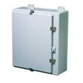 Wiegmann Fiberglass Enclosure, 36.31 in H, 30 in W, 13.36 in D, NEAM 4X; 12, Hinged HW-N4X363012CHWW