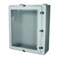 Wiegmann Fiberglass Enclosure, 24.05 in H, 20 in W, 9-1/4 in D, NEAM 4X; 12, Hinged HW-N4X242008CHWWW