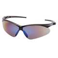 Condor Safety Glasses, Blue Mirror Anti-Scratch 52YP44