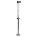 Lavi Industries Double Line Guardrail Post Corner, SS 49-D133/4