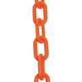 Zoro Select Plastic Chain, 2", 100 ft. L, Safety Orange 51012-100