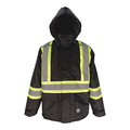 Open Road Jacket, Hi-Vis, Insulated, 150D, Black, 2XL 6326JB-XXL