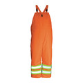 Open Road Bib Pants, Hi-Vis, Insulated, 150D, Org, XL 6326PO-XL