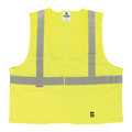 Open Road Safety Vest, Mesh, Green, 4XL/5XL, PK25 U6105G-4XL/5XL