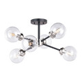 Vaxcel Orbit 25in Flush Mount Nickel/Bronze C0132