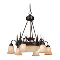 Vaxcel Bryce 9L Chandelier Bronze CH55406BBZ