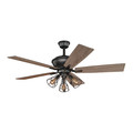 Vaxcel Clybourn 52" Ceiling Fan Bronze F0042