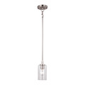 Vaxcel Addison 1L Pendant Satin Nickel P0239