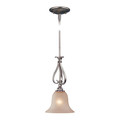 Vaxcel Monrovia 9in Mini Pendant Nickel PD35491BN