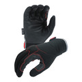 Azusa Safety Mechanics Gloves, 2XL, Black/Red KX02A