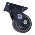 Rwm Swivel, w/6x3" Urethane on Iron Wheel 76-UIR-0630-S