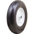 Zoro Select Solid Wheel, Ribbed, 15-1/4" Dia., 3-3/4" W 53CM69
