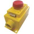 Rees Non-Illuminated Push Button, 57 mm, 1NO/1NC, Red 04956-102