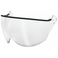 Kask Visor, Polycarbonate, Clear, 4" H WVI00018-500