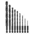 Bosch Drill Bit Set, 9 pcs., Black Oxide Finish BL9IM