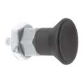 Kipp Indexing Plunger, Short, Size: 0, D1= 5/16-24, D=4, Style B, Non-Lockout W. Locknut, SS Pin Not Hard K0631.16004AK