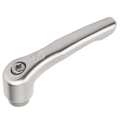 Kipp Adjustable Handle, Size: 5 1/2-13, Entirely Stainless Steel, Electropolished K0124.5A5