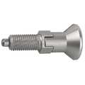 Kipp Indexing Plunger, All SS, Size: 1 D1= M10X1, D=5, Style C Lockout Type WO Locknut, Pin Hard K0632.003105