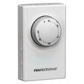 Perfectsense Line Voltage Thermostat, Open on Rise, Vertical Electrical Outlet Box PS801
