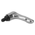 Kipp Adjustable Handle, Modern Design, Sz. 2, 1/4-20X25, Die Cast Zinc High-Gloss Chromed, Comp: Steel K0122.2A26X25