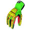 Condor Impact Gloves, Size 3XL, Green, PR 53GN09