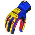 Condor Impact Gloves, Size M, Blue, PR 53GN11