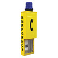 Hubbell Gai-Tronics Emergency Phone Tower, Yellow, Wall Mount 240WM-001