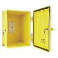 Hubbell Gai-Tronics Weatherproof Phone Enclosure, Yellow, 15"H 255-003YLLDSK