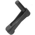 Kipp Crank Handle, Size: 1 , Reamed Hole D2= 0.375", A=80, H=85.7, Thermoplastic, Fold-Down K0266.11CO