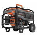 Generac Portable Generator, 6,500 W Rated, 8,125 W Surge, 54.2/27 A 6824