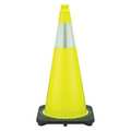 Zoro Select Traffic Cone, 7 lb., Lime Cone Color RS70032C-LIME3M6