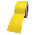 Crane Consumables Label, Yellow, 6" H, PK4 4060TA-PYEL1Mr