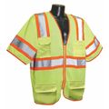 Condor High Visibility Vest, Yellow/Green, 3XL 53YN98