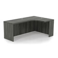 Mayline Corner Desk, 48" D X 72" W X 29-1/2" H, Gray Steel, Furniture Grade MDF (Medium Density Fiberboard) AEC72RLGS