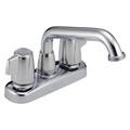 Delta Dual Handle 4" Mount, 2 or 3-hole 4" installation Hole Laundry Specialty Faucet, Chrome 2121LF