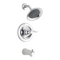 Delta Tub and Shower Trim, Chrome, Wall BT14496