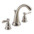 Delta Dual Handle 6" - 16" Mount, 3 Hole Bathroom Faucet, Stainless B3596LF-SS