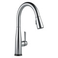 Delta Electronic, 8" Mount, Commercial 1 or 3 Hole Essa PulDwnKitchenFaucet Touch2O, ArStinles 9113T-AR-DST