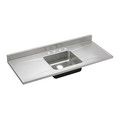 Elkay Sink, Sink Top Mount, 4 Hole, Lustrous Satin Finish S60194