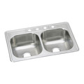 Elkay Sink, Drop-In Mount, 1 Hole, Elite Satin Finish DSE233221